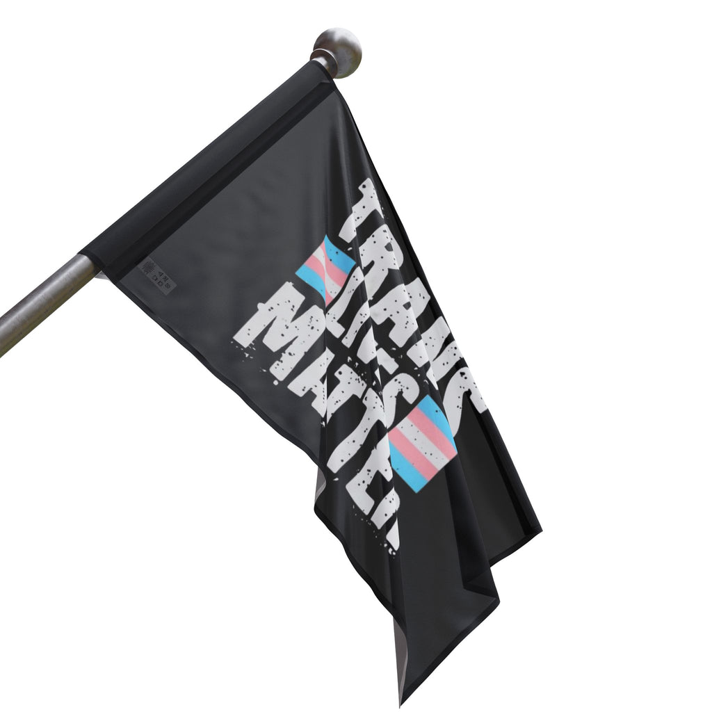 Trans Lives Matter Flag - Aesthetic LGBTQ+ Banner for Celebration & Home Decor