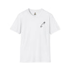 Live and Let Live Safety Pin Unisex Softstyle T-Shirt - Casual LGBTQ+ Pride Tee