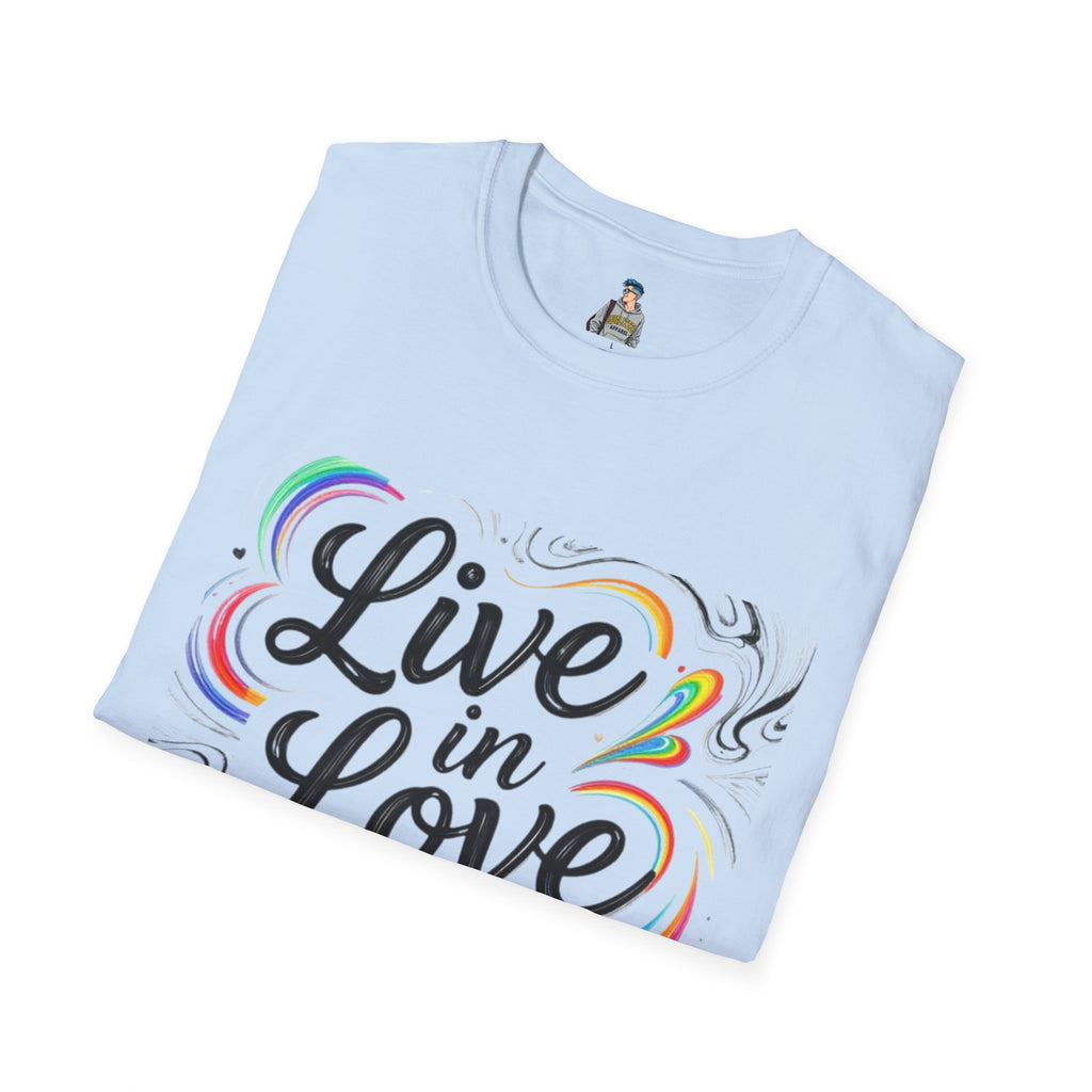 Live in Love T-Shirt — Inspirational Script Tee