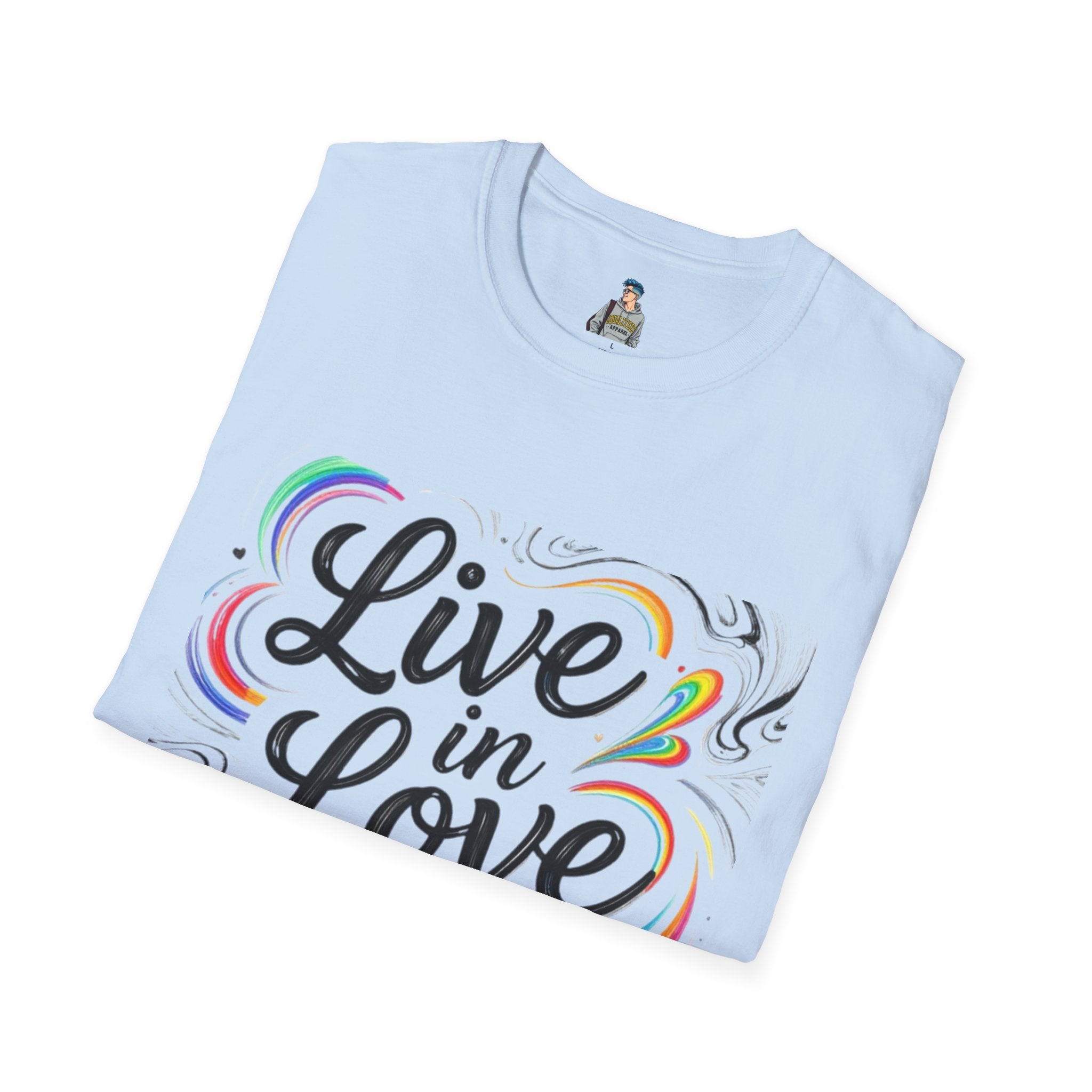 Live in Love T-Shirt — Inspirational Script Tee