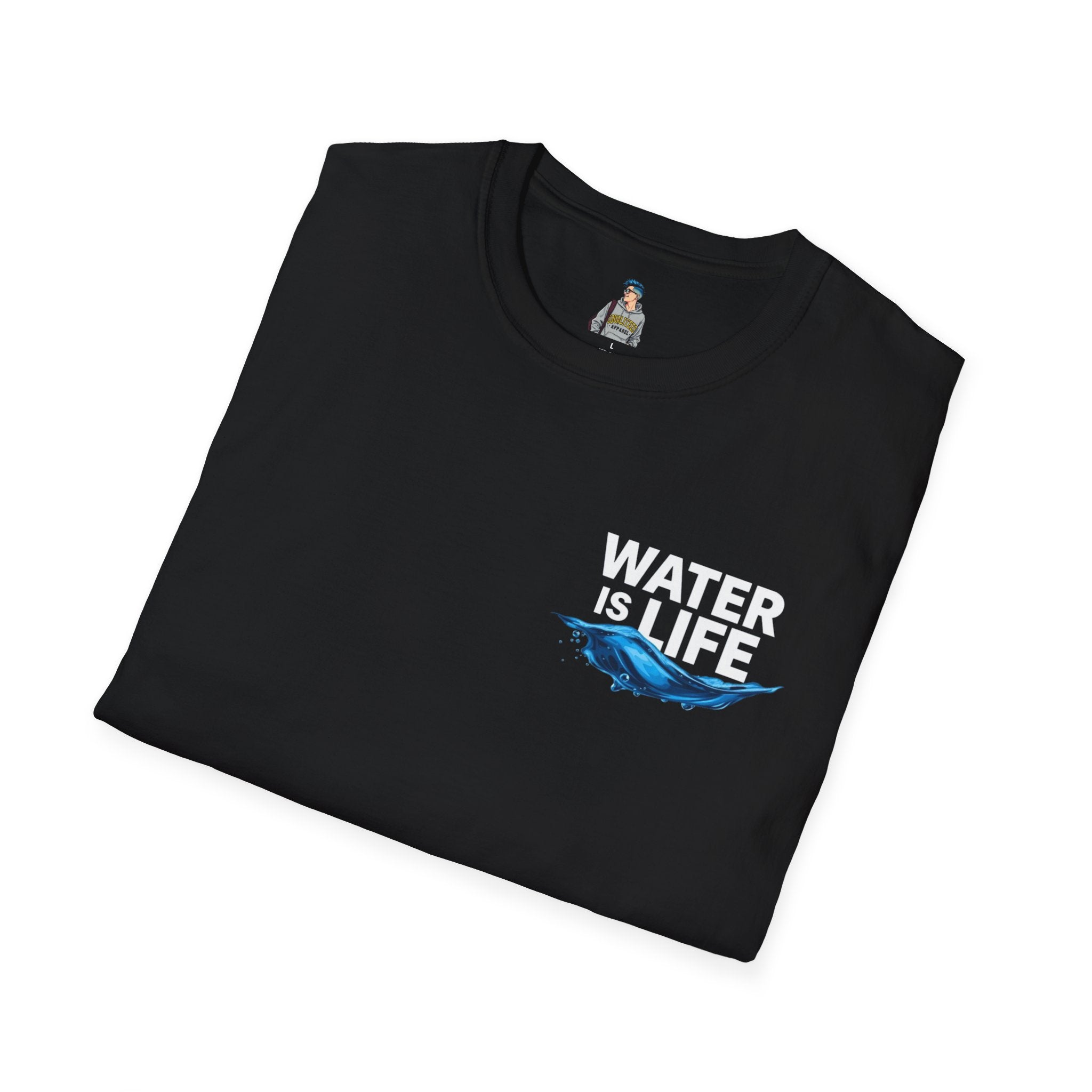 Water is Life Unisex T-Shirt | Eco-Friendly Tee for Environmentalists, Beach Lovers, Awareness Campaigns, Gifting