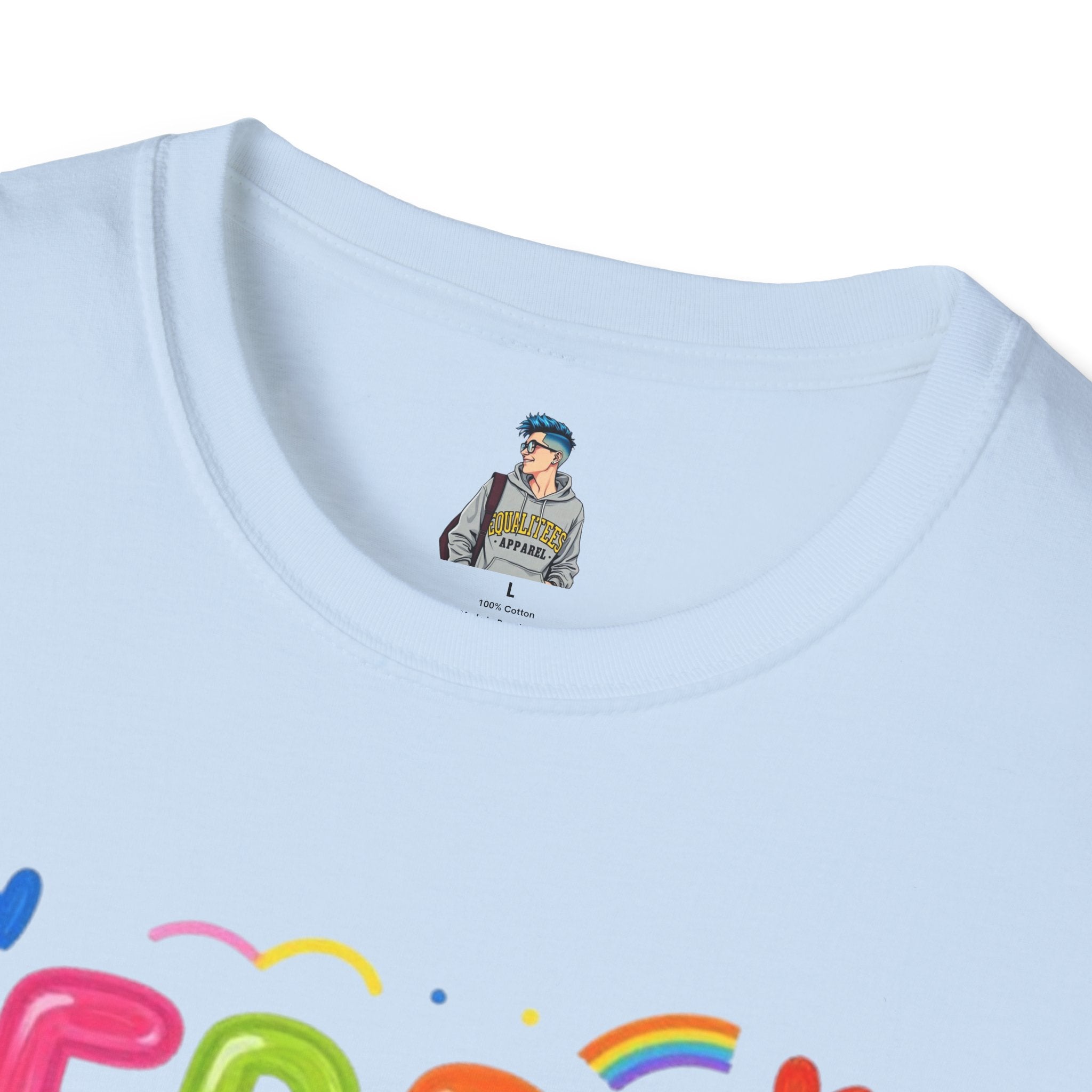 Free Parent Hugs T-Shirt — Colorful Affirming Pride