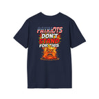 Political Statement T-Shirt — “You’re Either Anti or You’re FA.” / Back: “Patriots Don’t Stand For This Shit”