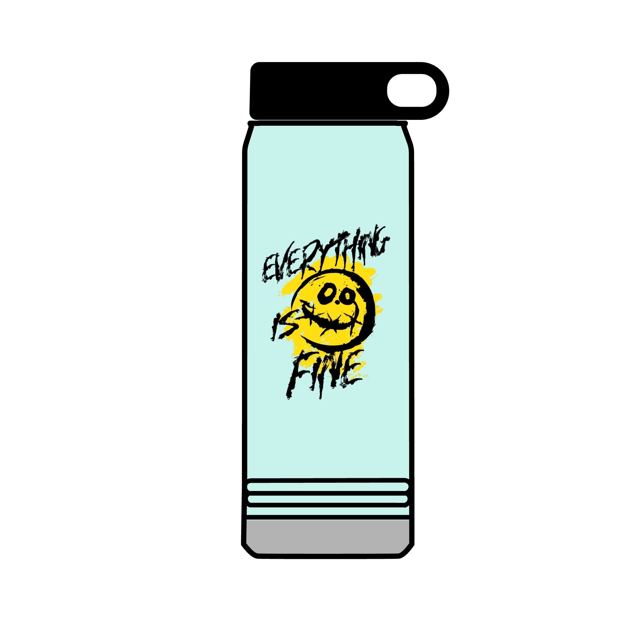 32oz Water Bottle Everything Is Fine
