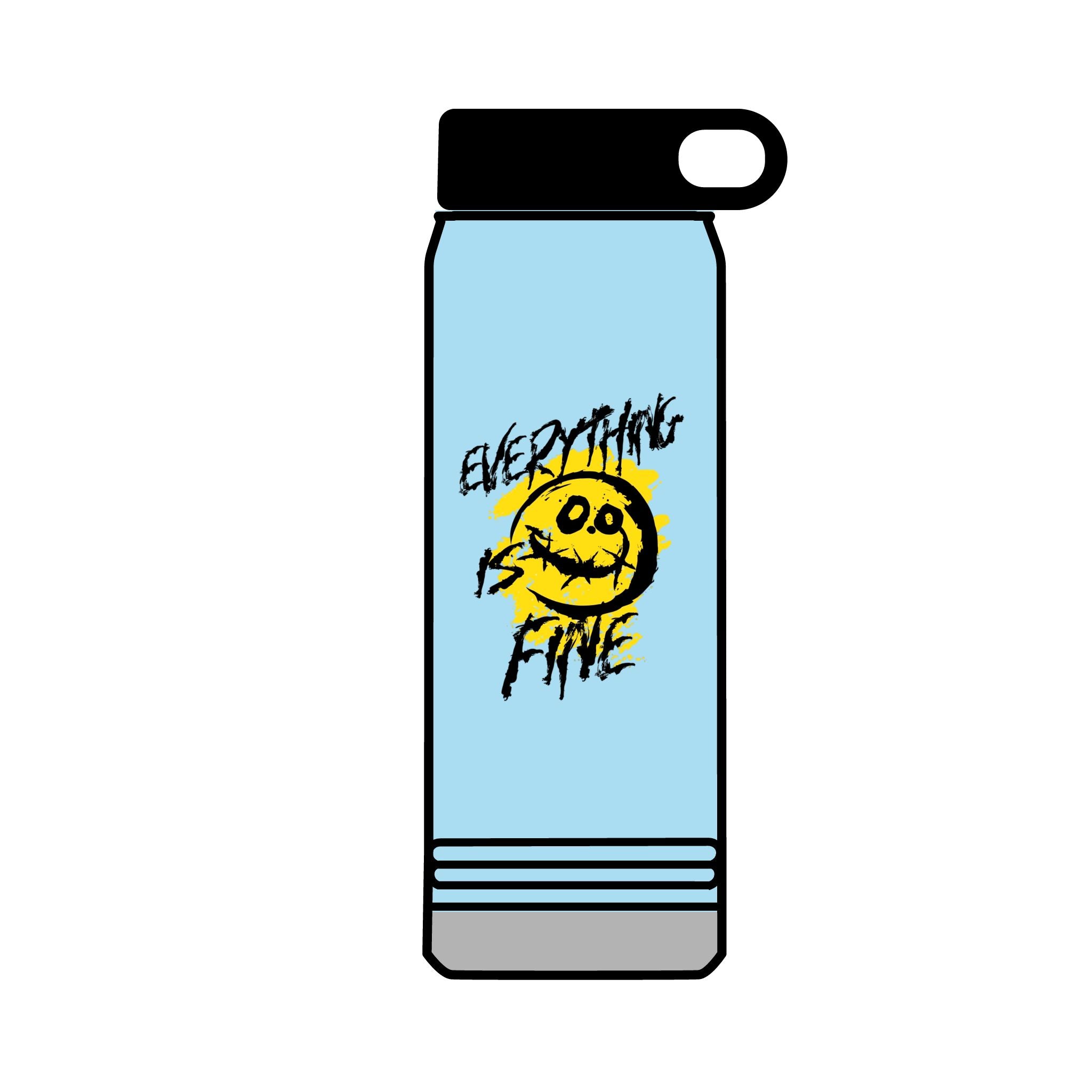 32oz Water Bottle Everything Is Fine