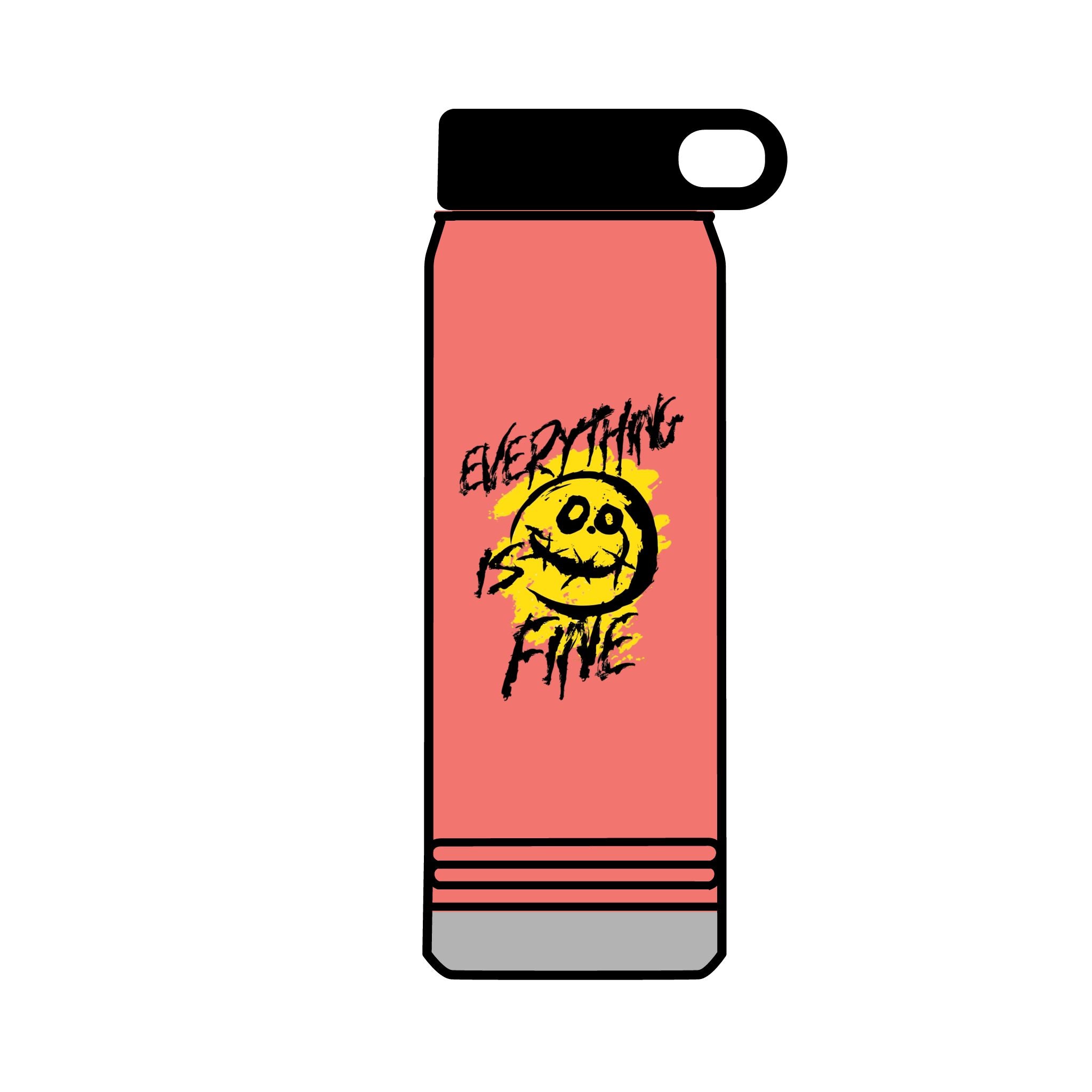 32oz Water Bottle Everything Is Fine