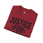 Justice for Native Communities Unisex Softstyle T-Shirt, Activism Tee, Social Justice Apparel, Comfortable Graphic Shirt, Gift for Advocates