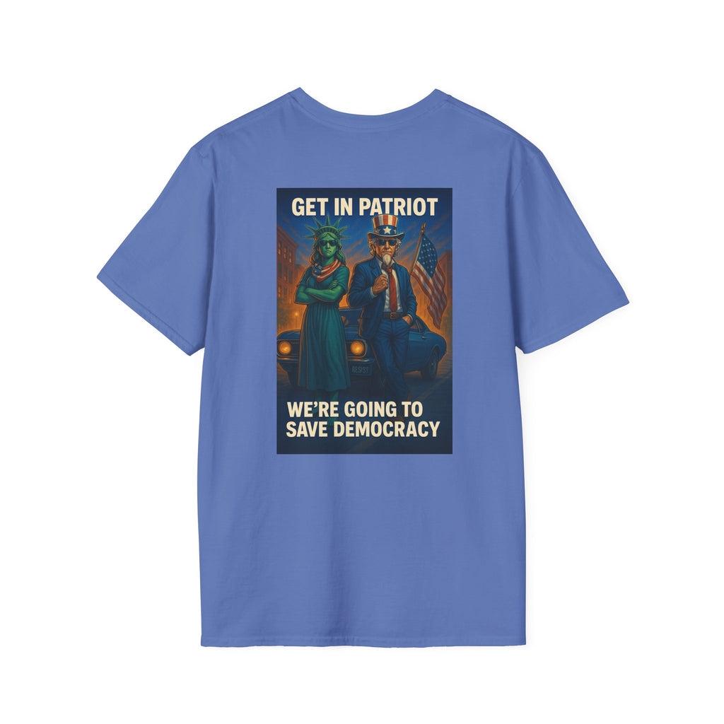 Patriotic Activism T-Shirt - Our Resistance Matters & Save Democracy Designs