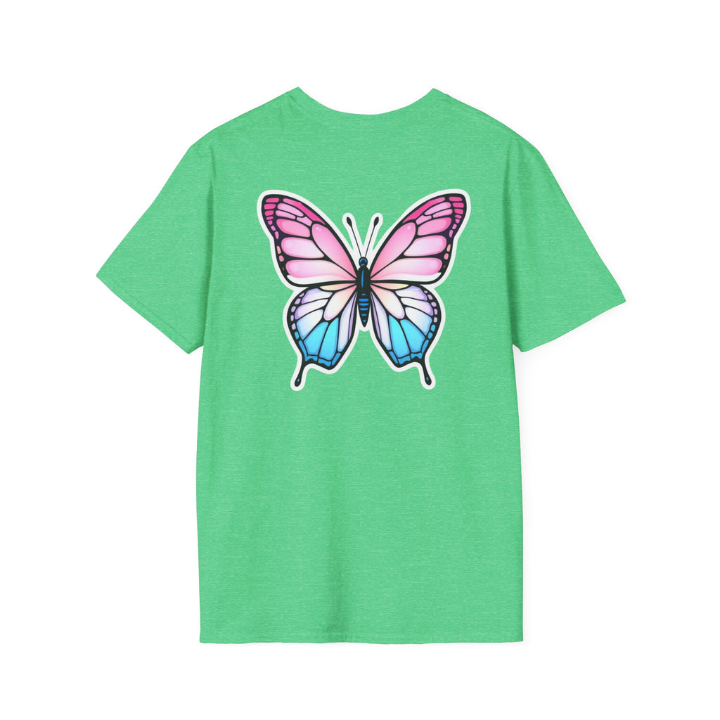 Trans Caterpillar to Butterfly Graphic T-Shirt