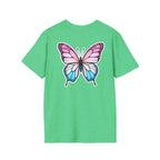Trans Caterpillar to Butterfly Graphic T-Shirt