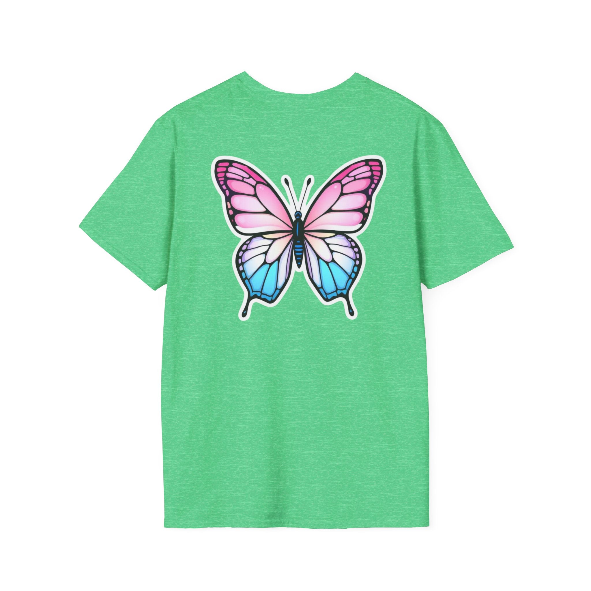 Trans Caterpillar to Butterfly Graphic T-Shirt