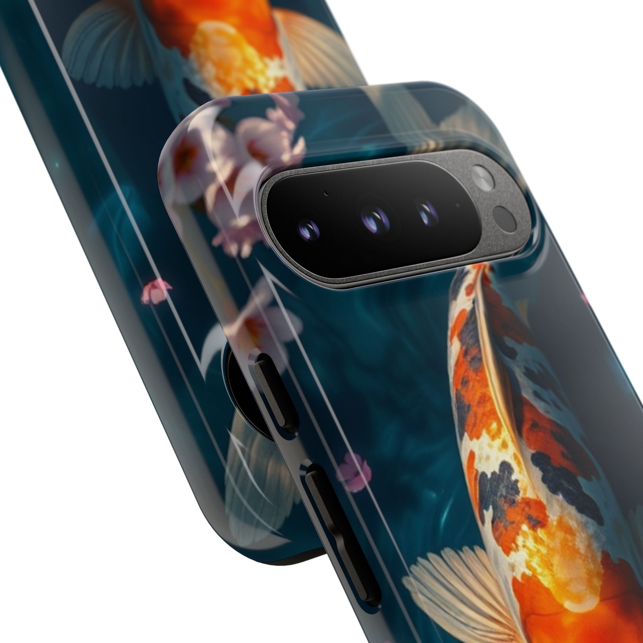Peaceful Koi Cherry Blossom Tough Cases For Android & iPhone