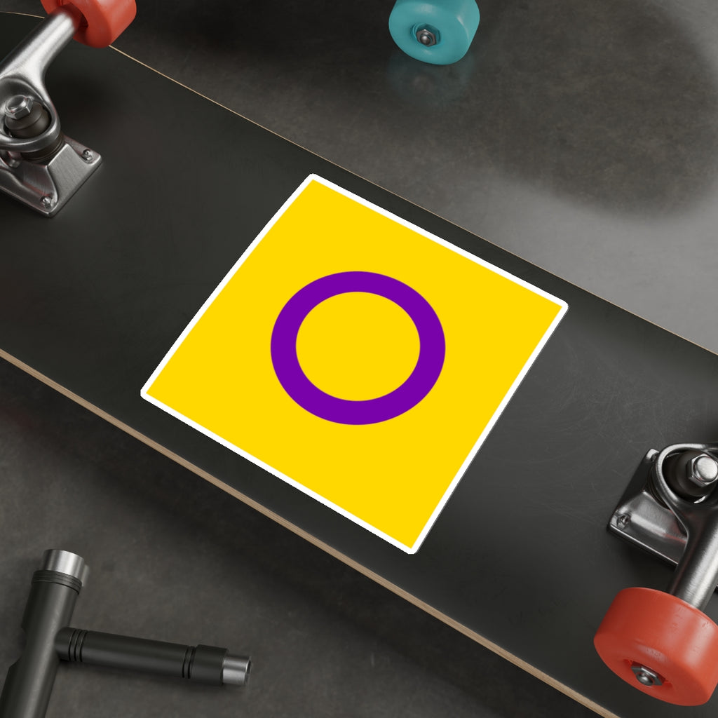 Die-Cut Stickers - Intersex Pride