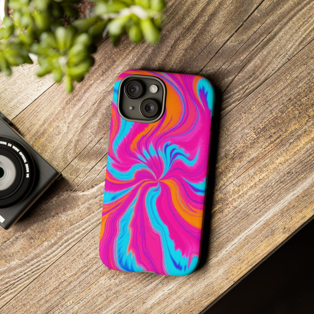 Psychedelic Swirl Tough Phone Case for iPhone