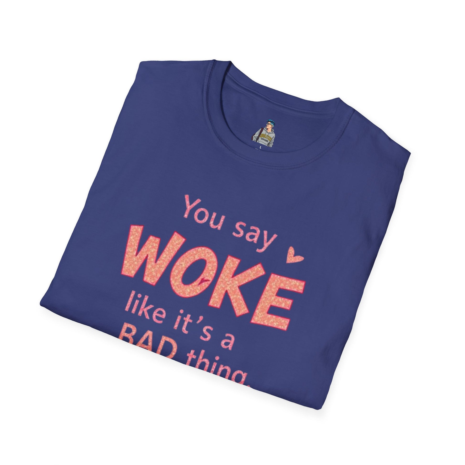 Woke is Empathy Unisex Softstyle T-Shirt - Bold Statement Tee for Everyday Activists