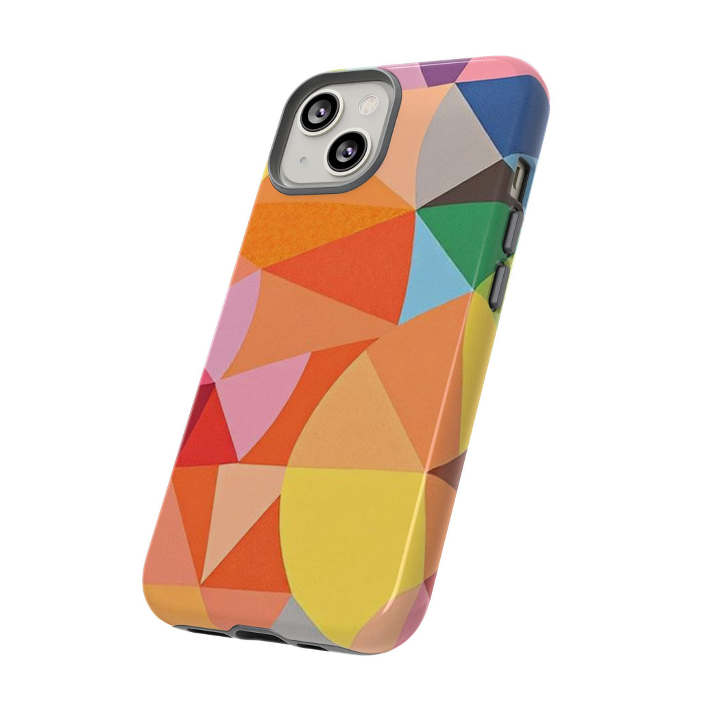 Colorful Geometric Tough Phone Case for iPhone