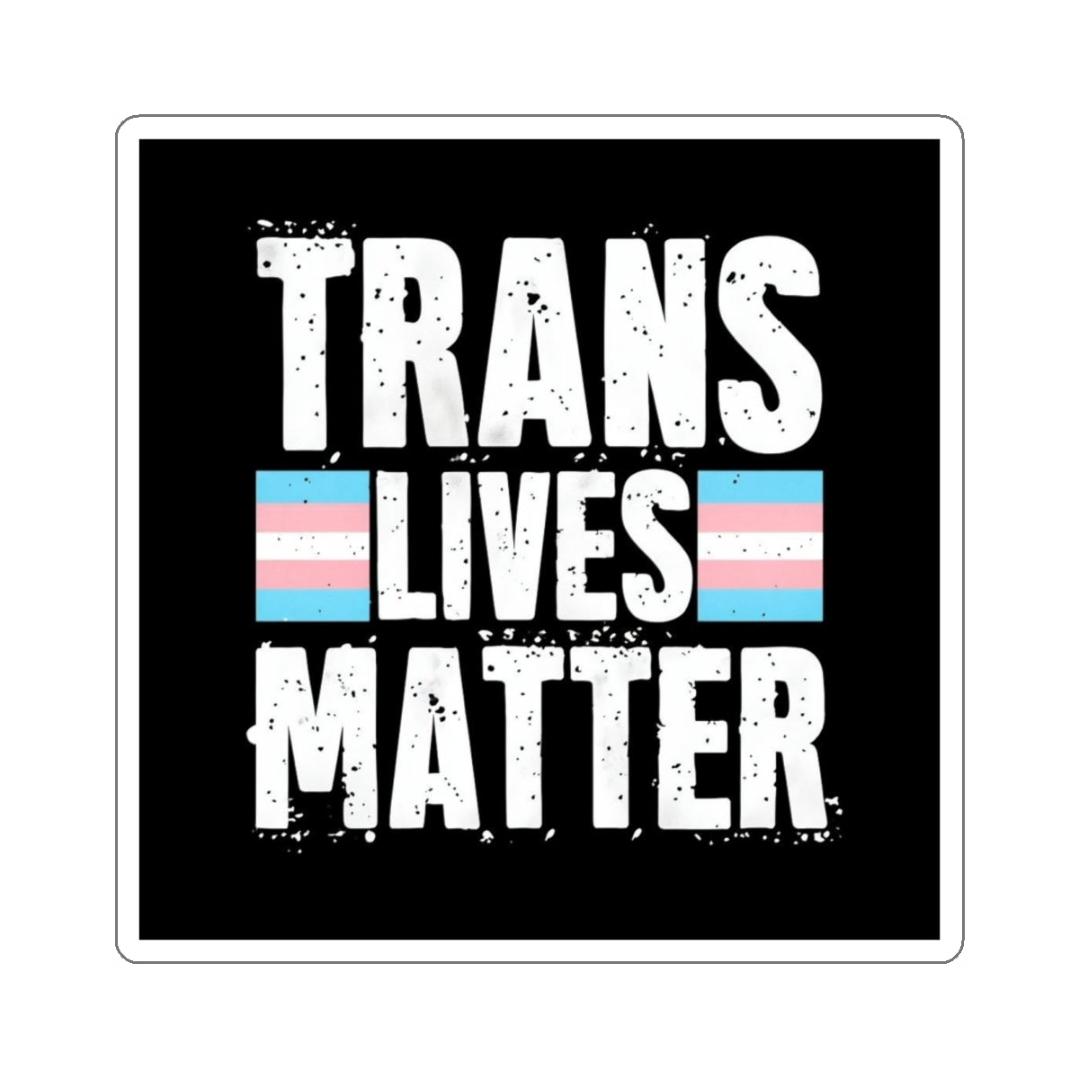 Die-Cut Stickers - Trans Lives Matter