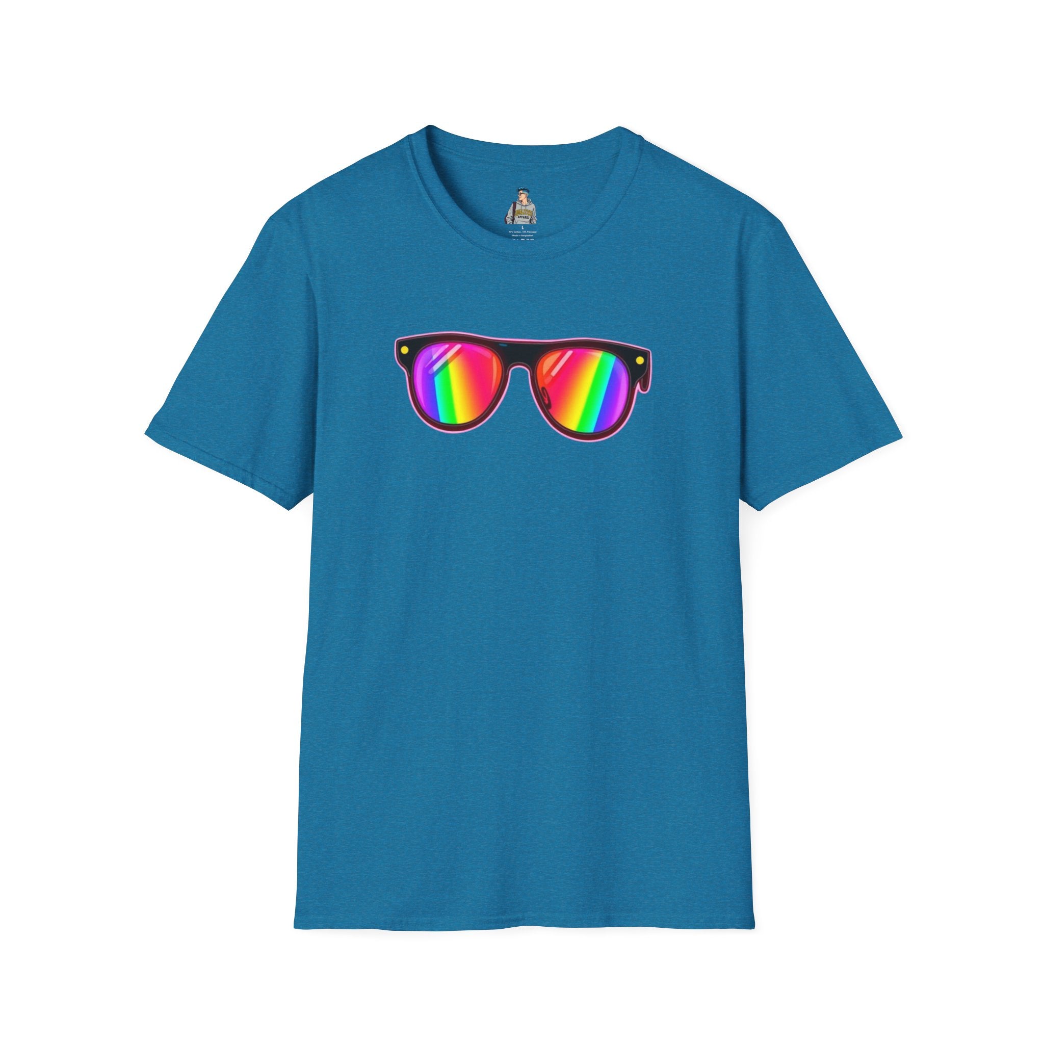 Rainbow Sunglasses Unisex t-shirt