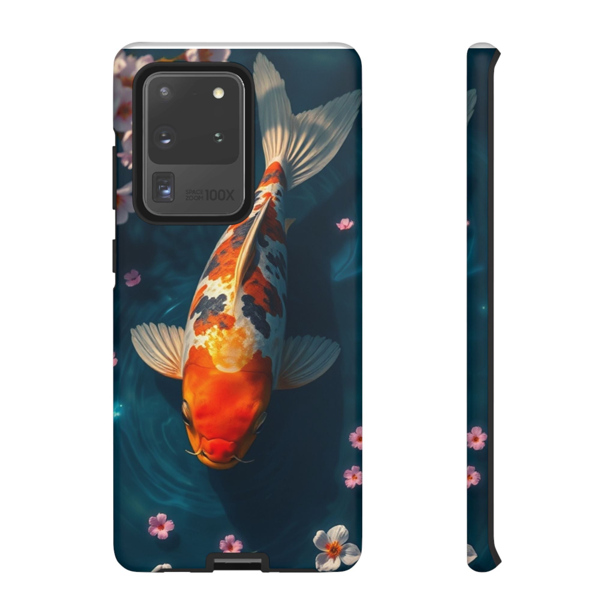 Peaceful Koi Cherry Blossom Tough Cases For Android & iPhone