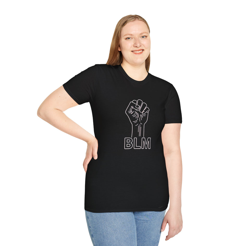 BLM Unisex Softstyle T-Shirt - Celebrate Equality and Justice