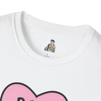 Unisex Softstyle T-Shirt - 'Boss Bitch' Heart Design - Funny Statement Tee