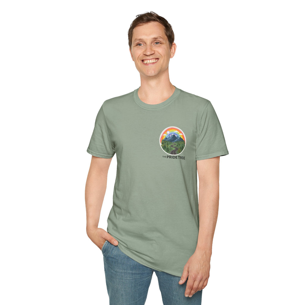 Pride Tree Las Vegas Mountain Graphic T-Shirt