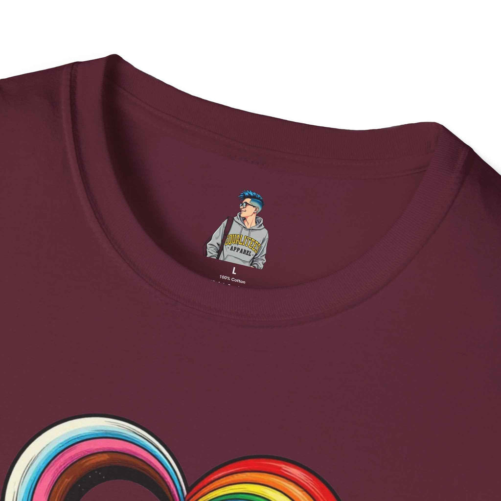 Let Your Love Flow Rainbow Heart T-Shirt