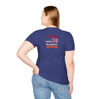 DRINK COFFEE, NOT THE KKKOOLAID. Unisex Softstyle T-Shirt - Empowering Message for Activists