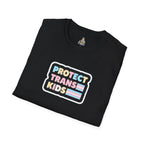 "Protect Trans Kids" Unisex Softstyle T-Shirt - Empowerment & Pride Apparel
