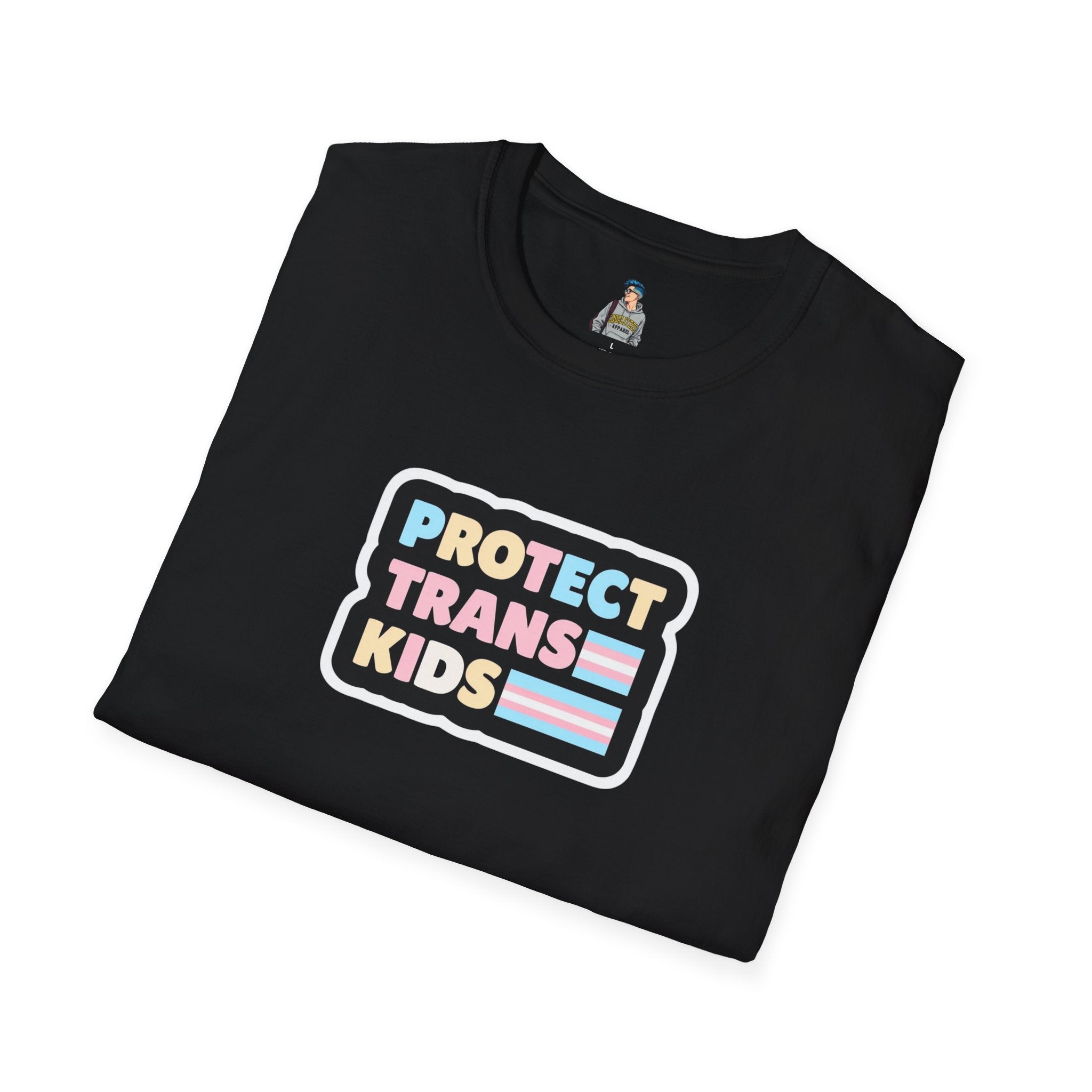 "Protect Trans Kids" Unisex Softstyle T-Shirt - Empowerment & Pride Apparel