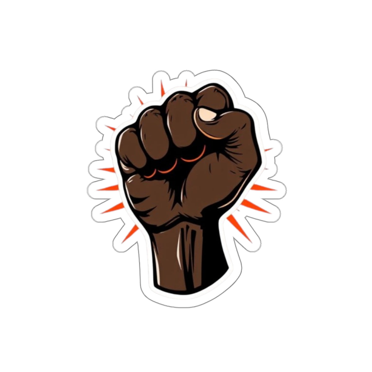 Die-Cut Stickers -  Proud Black Solidarity Fist