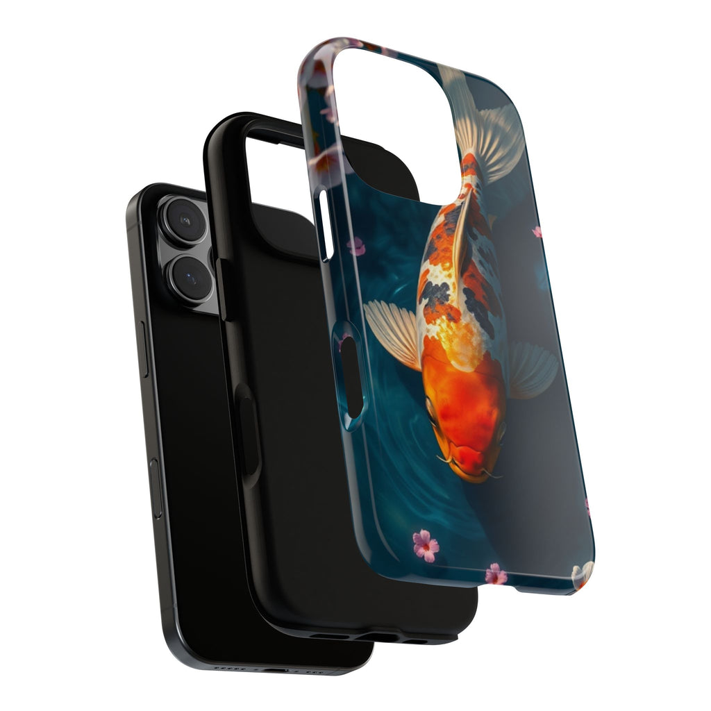 Peaceful Koi Cherry Blossom Tough Cases For Android & iPhone