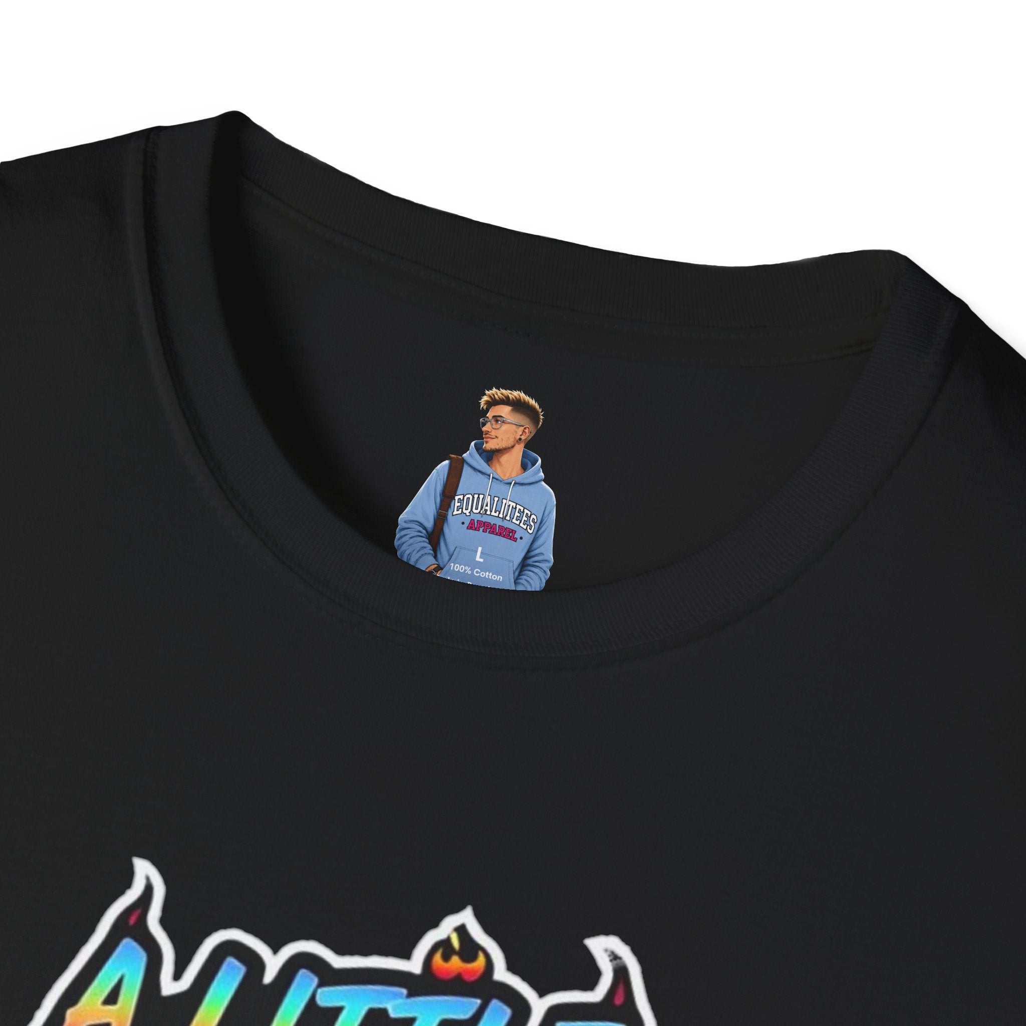A Little Bit Neurospicy Unisex Softstyle T-Shirt - Fun & Quirky Graphic Tee for Neurodivergent Awareness