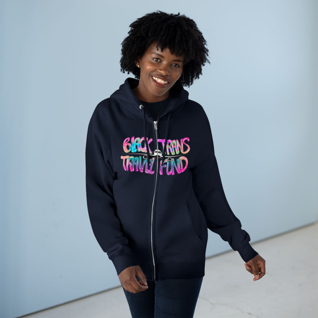 BTTF - Black Trans Travel Fund Unisex Zip-Up Hoodie
