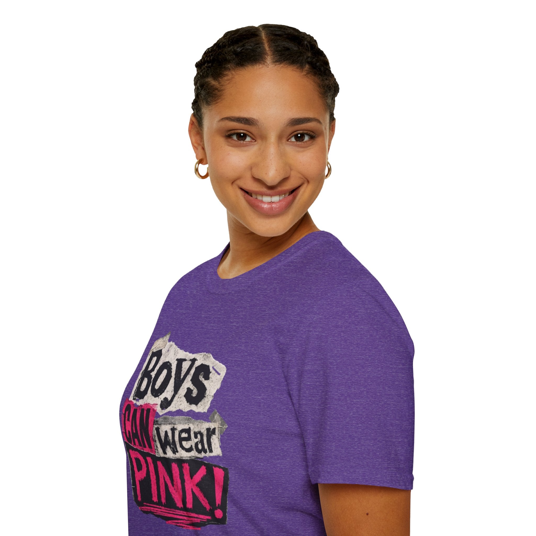 Boys Can Wear Pink T-Shirt — Bold Retro Feminist Graphic Tee