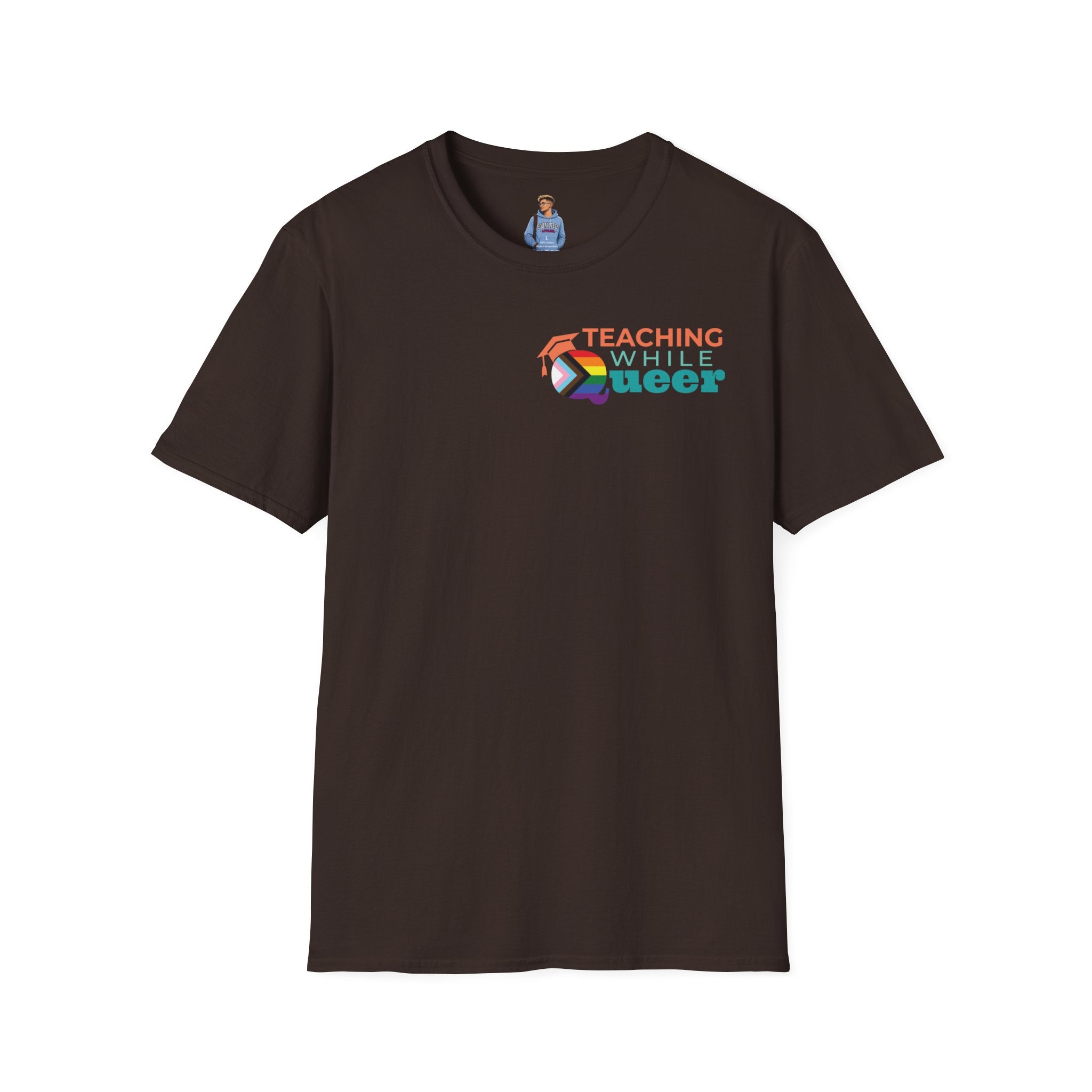 TWQ - Teaching While Queer Unisex Softstyle Logo T-shirt