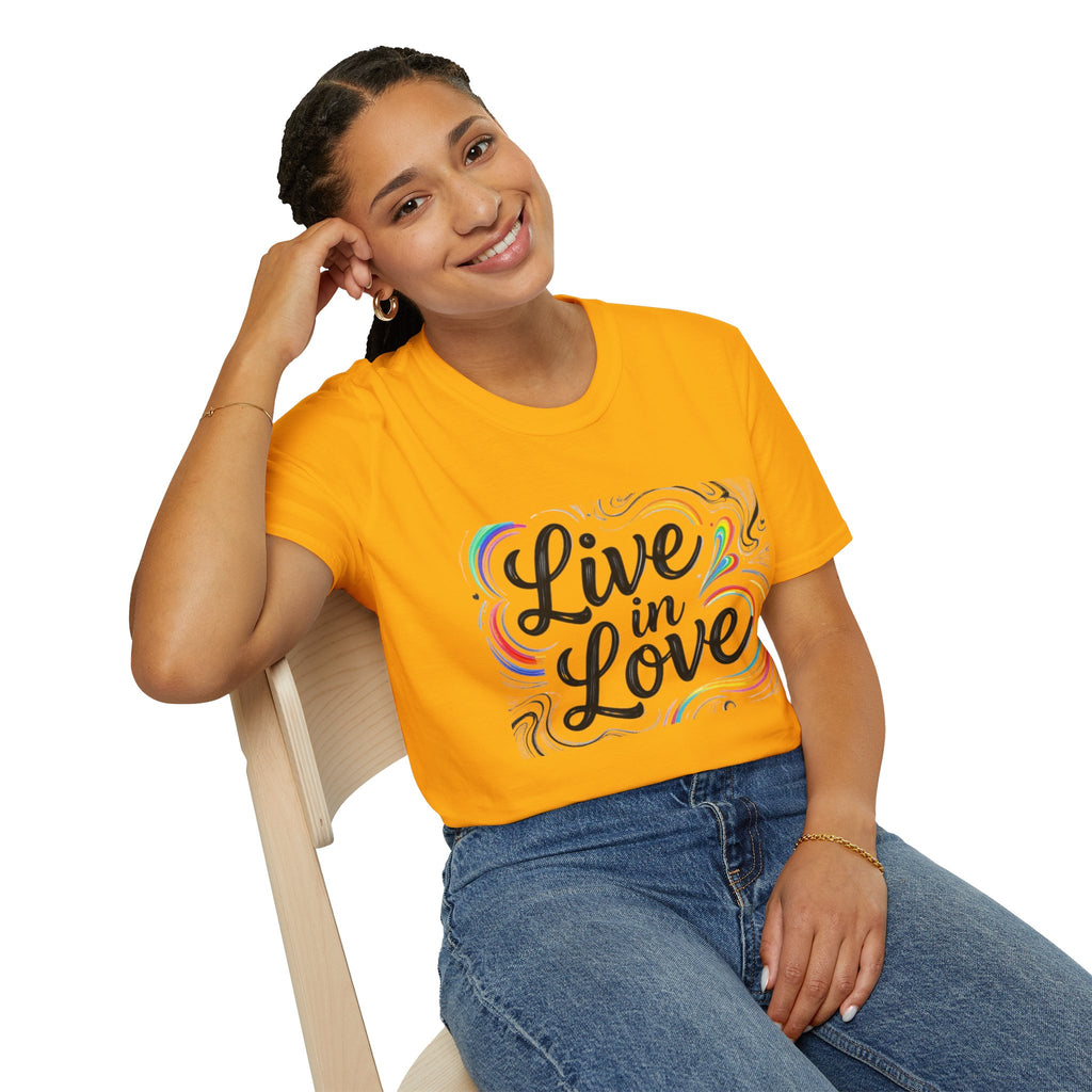 Live in Love Inspirational T-Shirt