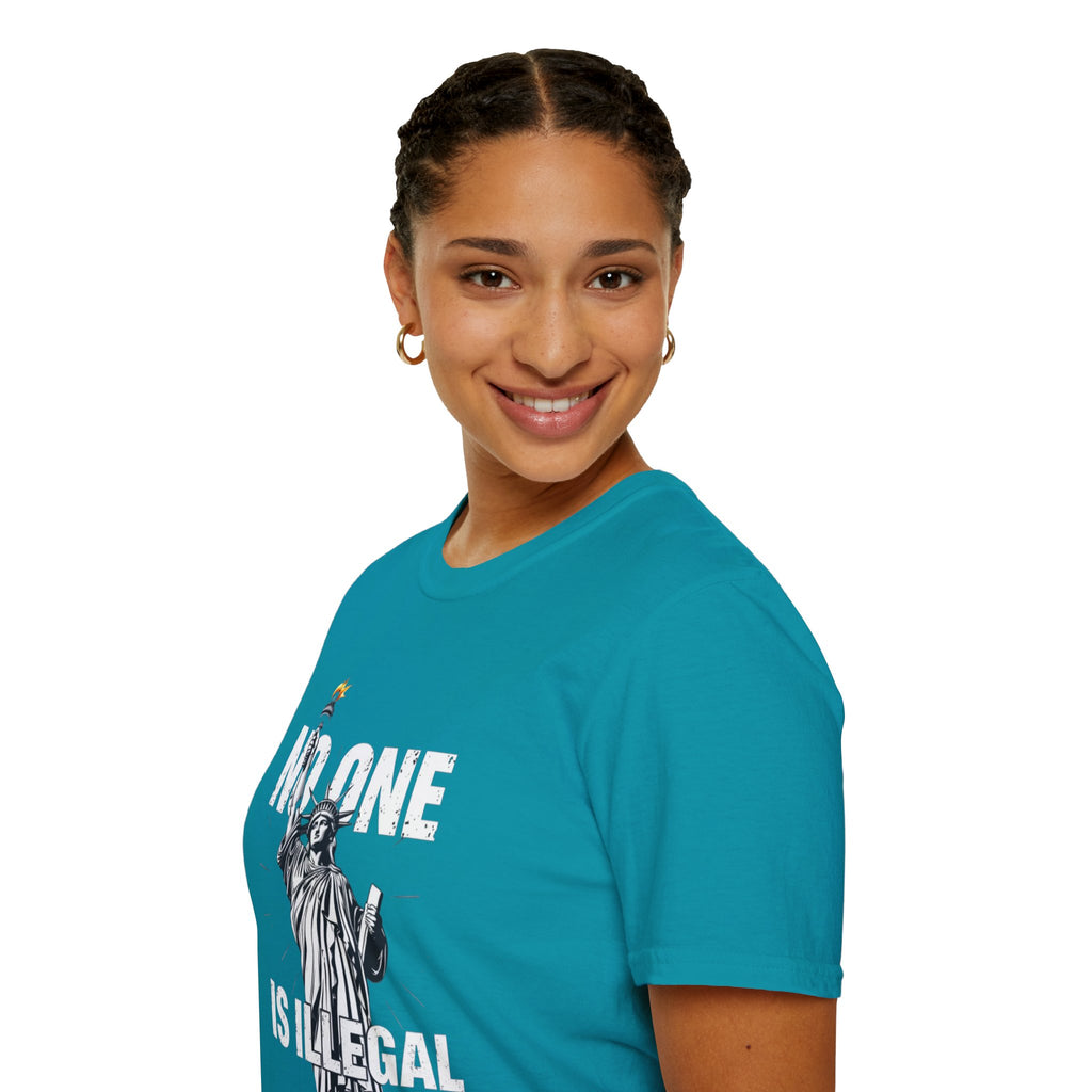 No One Is Illegal Graphic T-shirt