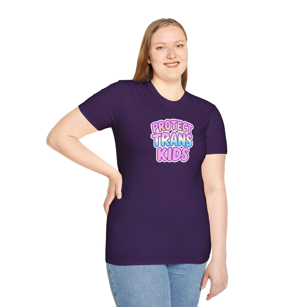 Unisex Softstyle T-Shirt - Protect Trans Kids Tee