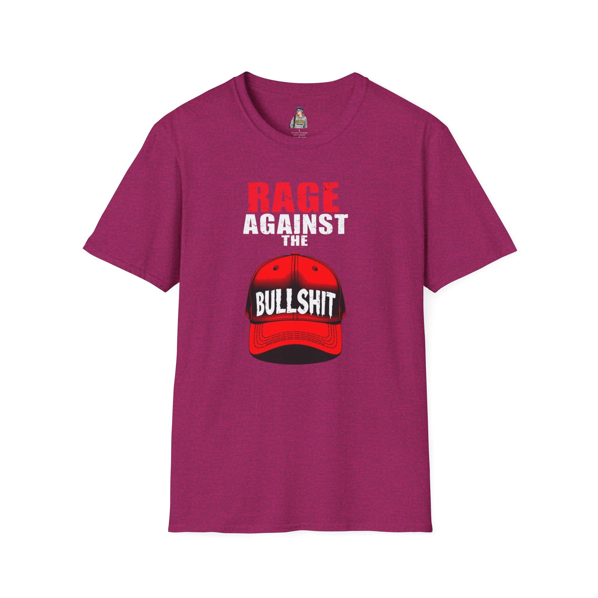 Unisex Softstyle T-Shirt - "Rage Against the BS" Graphic Tee