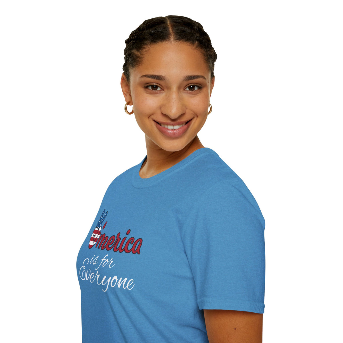 'Merica is for Everyone - Softstyle Unisex T-Shirt