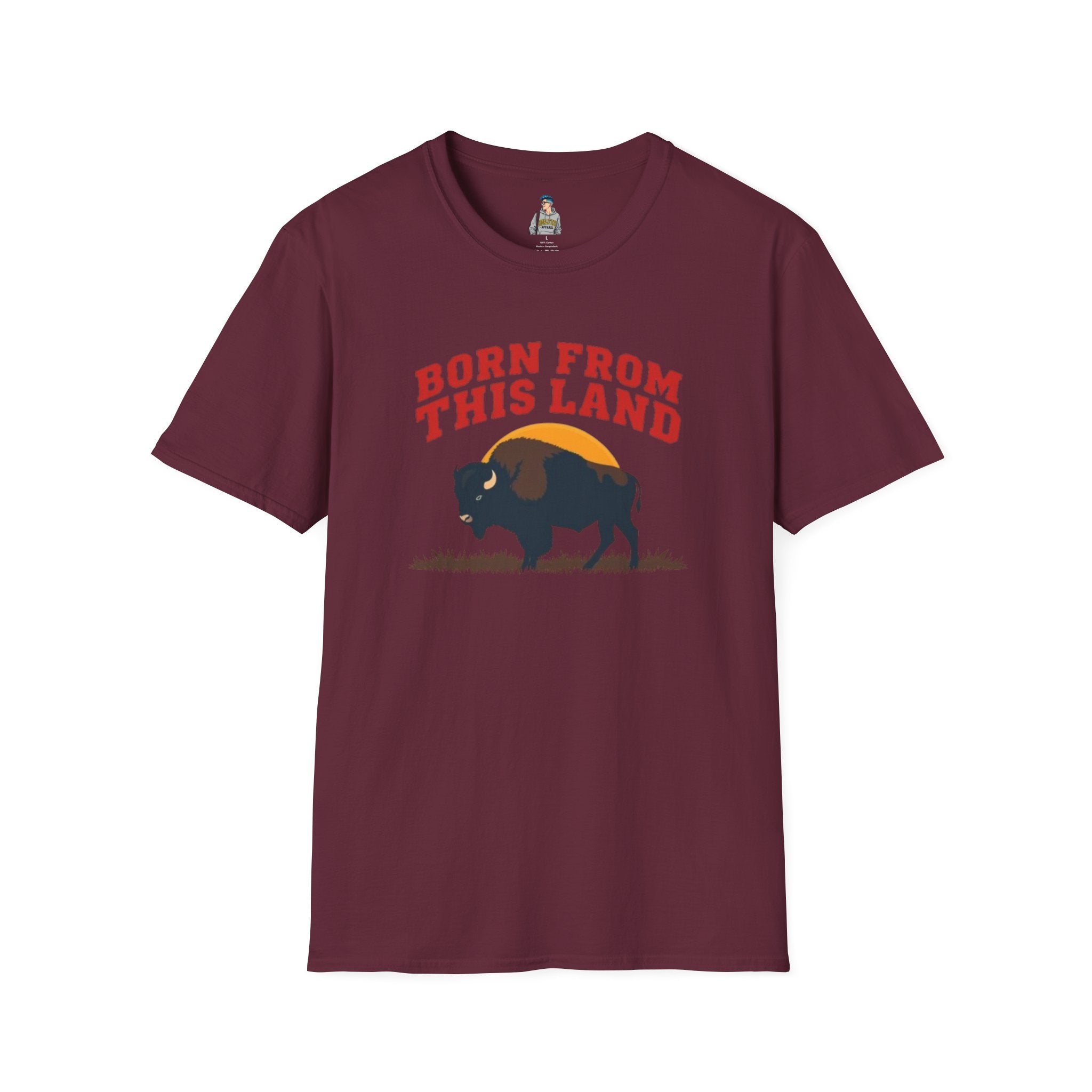 Born From this Land Native and Proud T-Shirt