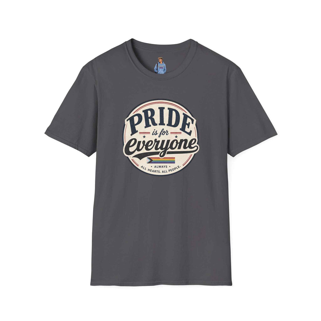 Pride Is for Everyone T-Shirt — Inclusive Retro Pride Tee