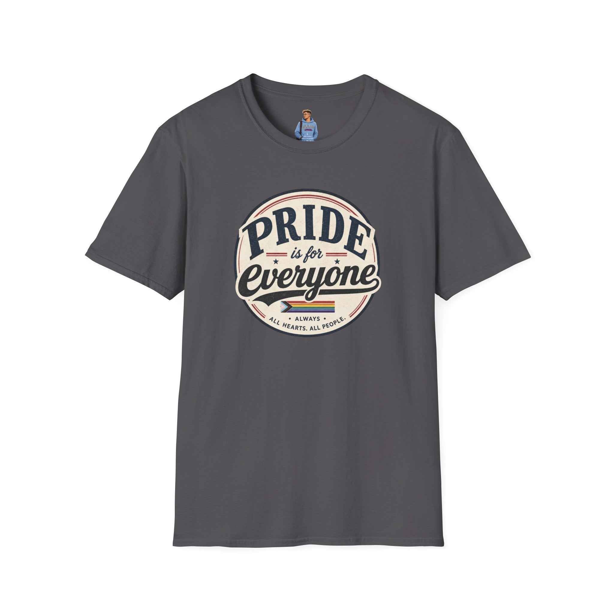 Pride Is for Everyone T-Shirt — Inclusive Retro Pride Tee