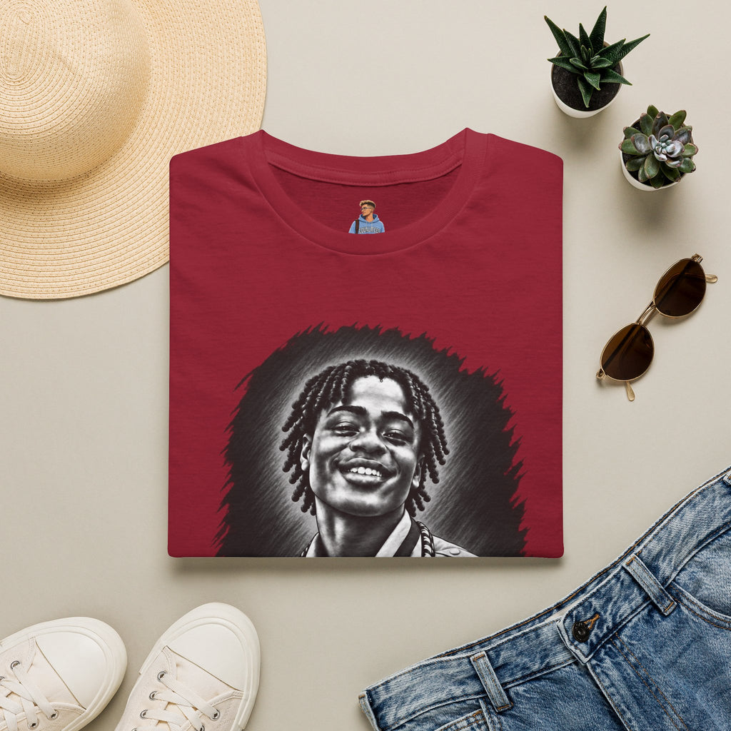 Smiling Portrait Front - In Memory of Pierre Damas Bel T-Shirt