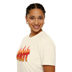 #HOT T-Shirt – Trendy Hashtag Fire Design