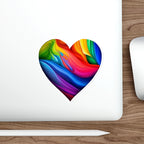 Die-Cut Stickers - Rainbow Heart