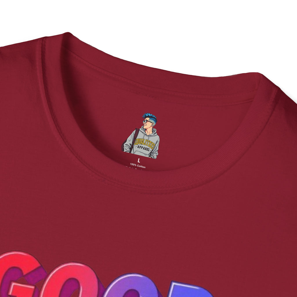 Unisex Softstyle T-Shirt - ' Rainbow Good Will Win' Positive Message Tee