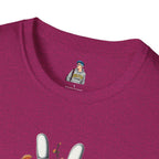 Grow Peace Unisex Softstyle T-Shirt - Boho Inspiration, Perfect for Festivals and Everyday Wear