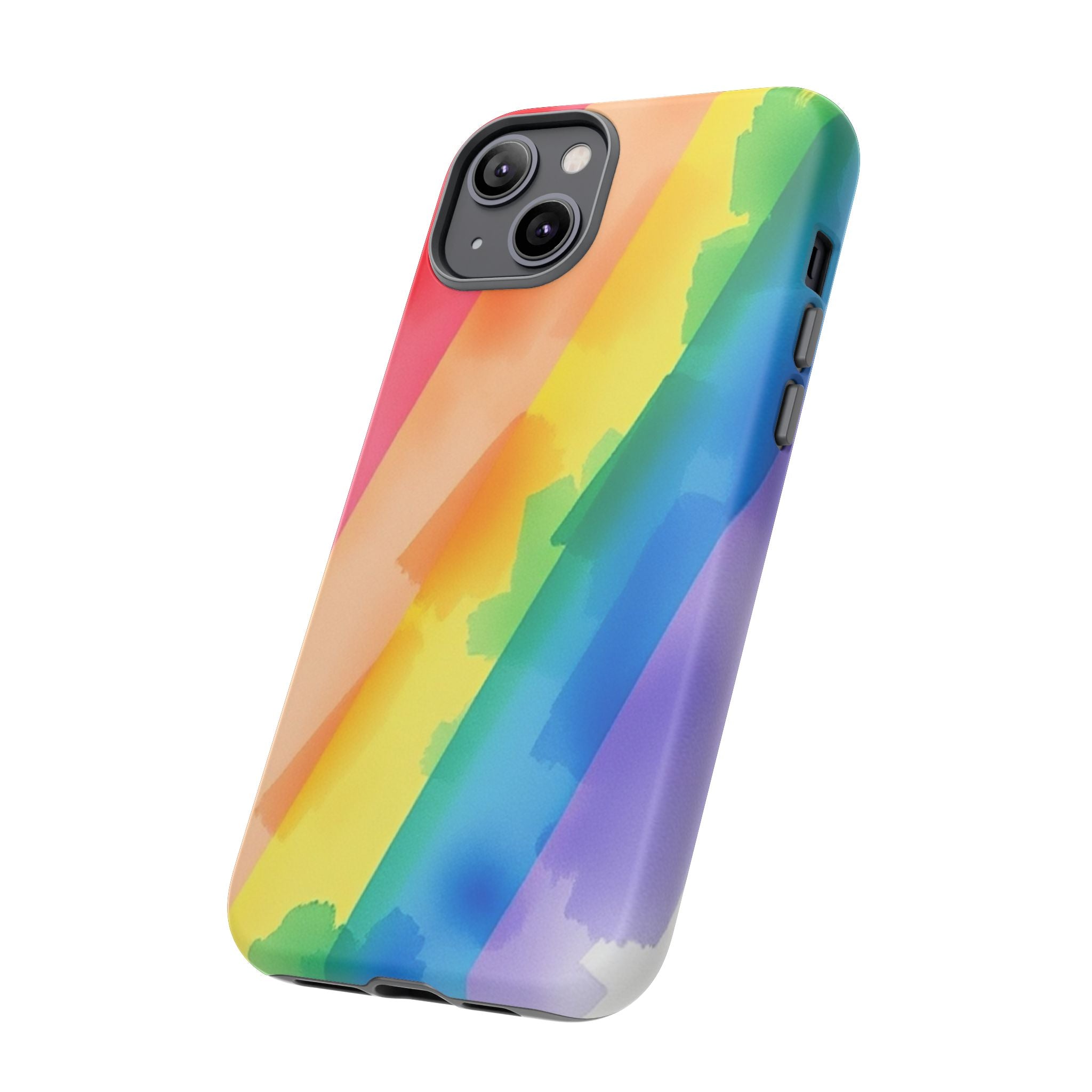 Rainbow Watercolor Art Tough Cases For Android & iPhone